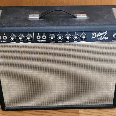 Fender Deluxe Blackface 1963 All Original Transforms and Speaker image 3