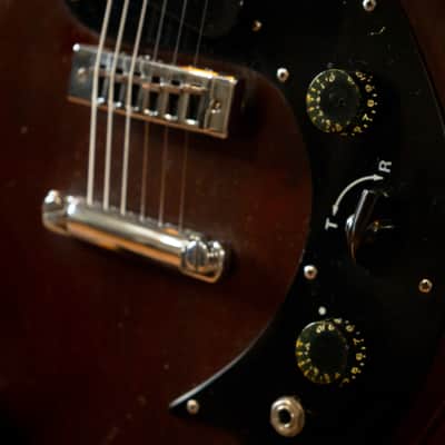 Gibson Marauder – 1979 – Walnut – Maple Fretboard – “Rare Dark Back Neck” – 100% Original – Very Good Vintage Condition – w/ OHSC (Yellow Interior) image 8