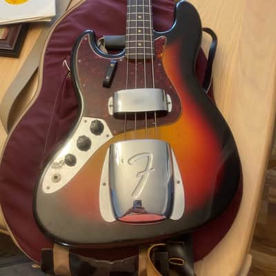 Fender Jazz Bass 1964 - Sunburst (left-handed) image 2