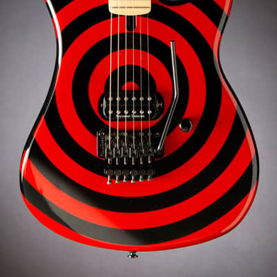 Kramer '84 Reissue Baretta 2000 - 2012 - Black Red Bullseye image 1