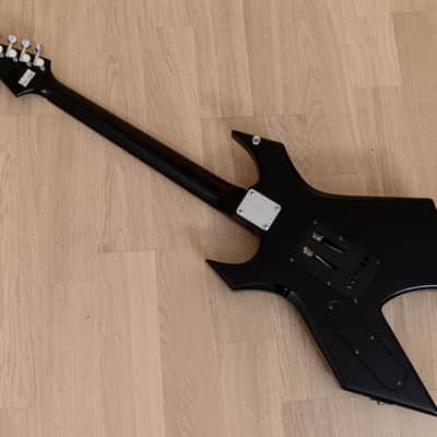 1986 BC Rich Warlock Vintage Electric Guitar Black w/ Floyd Rose