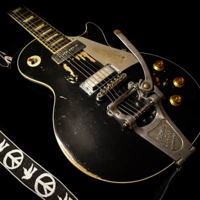 Dax&Co. Heavy Aged Neil Young "Old Black" style Gibson Les Paul Guitar Relic W/ Case! image 8