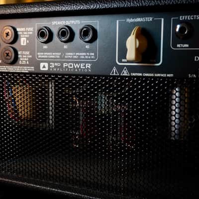 3 RD Power  Dream Solo 4 68’ Plexi Head  22 Watts Hand Wired  Black image 4