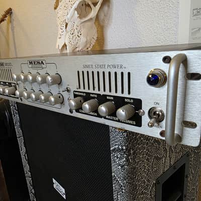 Mesa Boogie M-Pulse 600 Simul-State Bass Amplifier Rack Head Parametric EQ and Compressor image 4