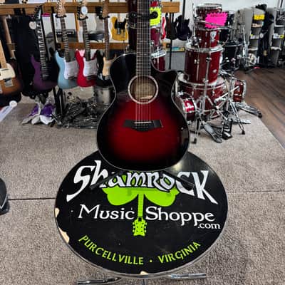 2003 Taylor Limited Edition 654ce 12 String - Cherry Blackburst w/ OHSC image 1