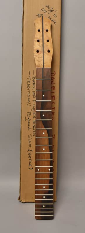 1960's Danelectro "Traditional Peghead/Bottle" Prototype Neck Natural w/Box image 1