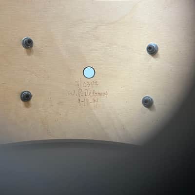 Pork Pie - Mark Schulman Collection 5.5x10" USA Custom Maple Popcorn Snare Drum 1994 — Black image 7