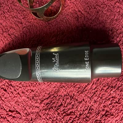 Otto Link Tone Edge 6★ Hard Rubber Tenor Mouthpiece – Made in USA w/ Ligature + Cap image 2