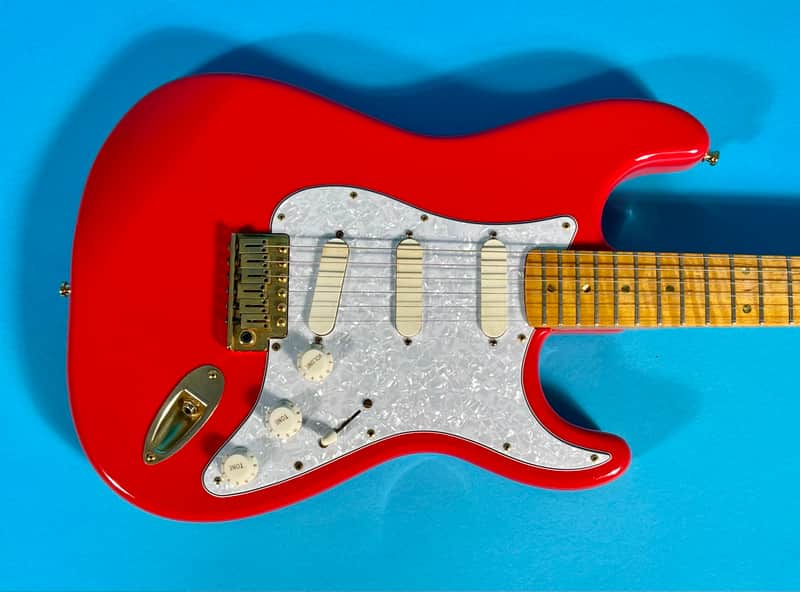 Fender Custom build partscaster 2012 - Fiesta Red image 1