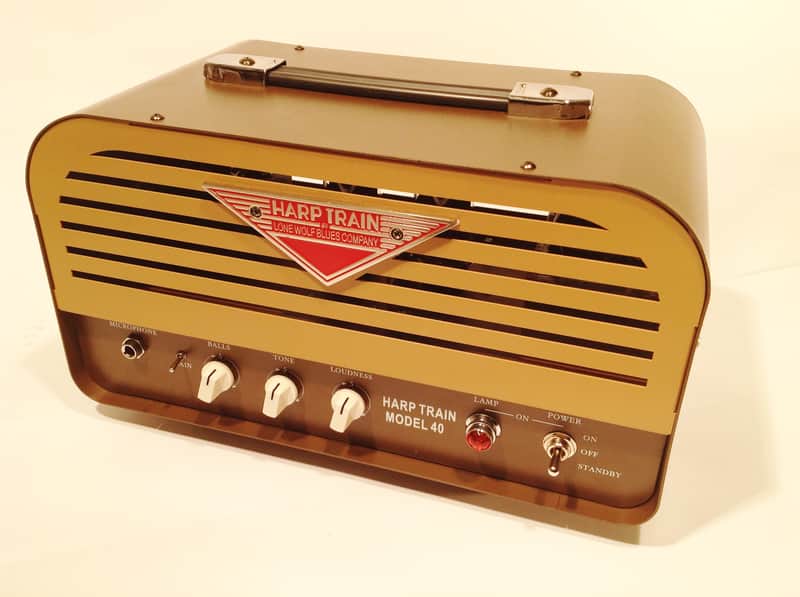 Lone Wolf Blues Co Harp Train 40 - Harmonica Amp Head | Reverb