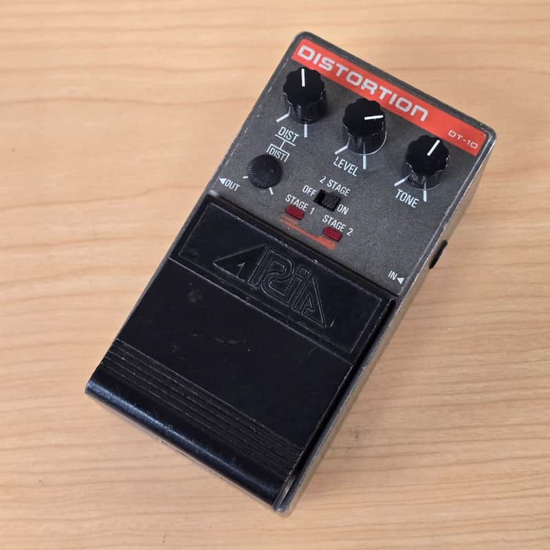 Aria DT-10 Distortion Pedal Vintage 1980s Made in Japan | Reverb