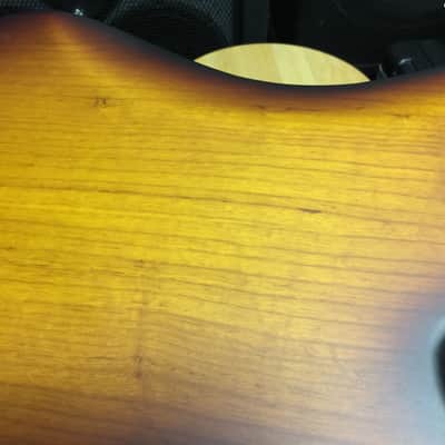 LEFTY!  Pat Wilkins Lefty! Road Tested P-bass 2012 3 Tone Sunburst (Precision Bass) image 8