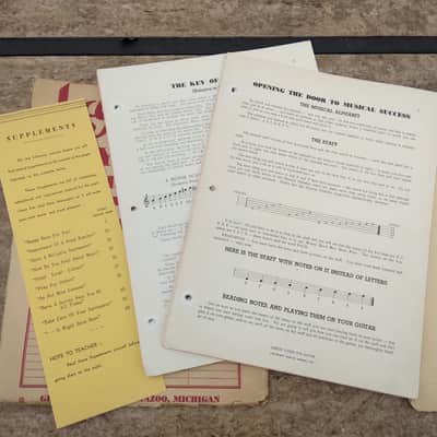 Vintage 1936 Gibson System For Guitar Volume One and Two Lesson Packets! EXTREMELY Rare Complete Sets! image 3