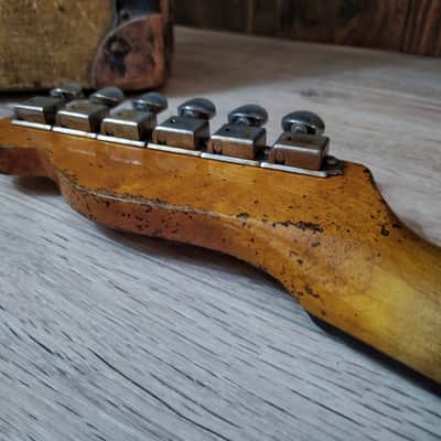 #202612 :: Baldman Jazzmaster double bound set (body + neck)in Relic Sunburst :: Aged Vintage Roadworn image 18