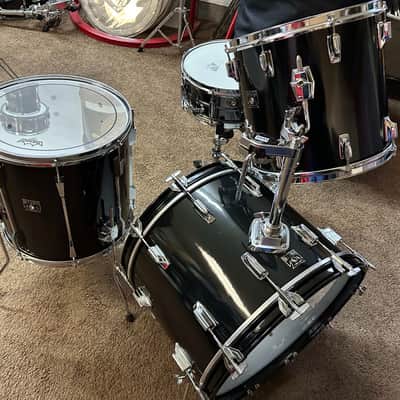 TAMA IMPERIALSTAR FOUR PIECE SHELL PACK - BLACK / WHITE image 2