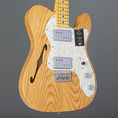 Fender American Vintage II 1972 Telecaster Thinline MN Aged Natural - Electric Guitar image 5
