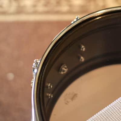 PDP 6.5x14 Concept Black Nickel over Steel Snare Drum - PDSN6514BNCR image 6
