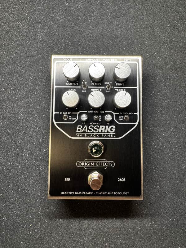 Origin Effects BASSRIG '64 Black Panel