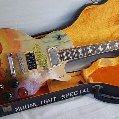 Vintage 1980 Gibson Les Paul Standard *Rare All Silver* USA Folk Art image 1