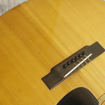 Vintage 1970 made Acoustic Guitar Yamaha FG-110 RED Label Made in Japan image 7