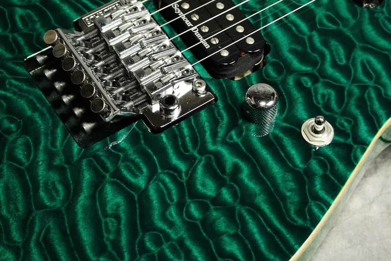 【ギター】SCHECTER PA-ZK-1 Schecter PA-ZK-1 Shinichi Kobayashi Signature Black Turquoise | Reverb