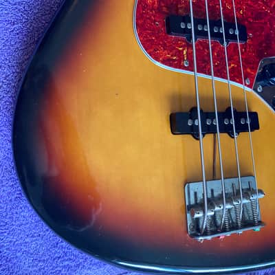 Fender MIJ '62 REISSUE JAZZ BASS 1987-1988 - SUNBURST ROSEWOOD FINGERBOARD GREAT CLEAN BASS! image 20