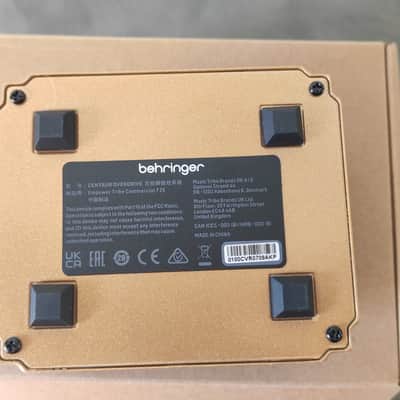 Behringer Centaur, Centara, Zentara Overdrive 2025 - Present - Gold image 7