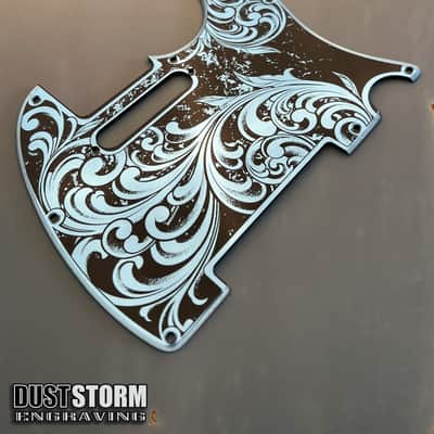 Telecaster 8 Hole Pickguard Acrylic Blue Mirror Guitar Scratch Plate for Fender American/Mexican Standard Tele Cut for Modern Style Parts image 4