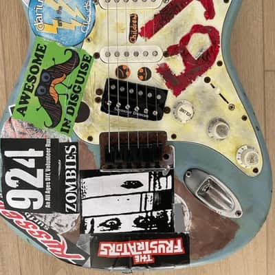 Billie Joe Armstrong "Blue" Guitar Replica image 4
