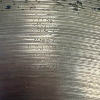 Vintage Avedis Zildjian A 20" Ride Cymbal 2344 grams image 4