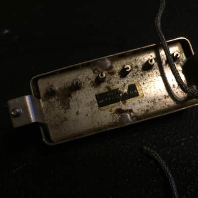 1961 Epiphone PAF Patent Applied For sticker mini Humbucker Gibson image 8