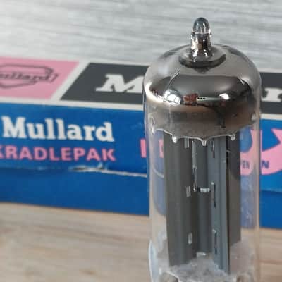 Very rare 1971 NOS NIB La Radiotechnique EZ80 6v4 MULLARD label super strong perfect balanced best rectifier for Vox AC4 image 6
