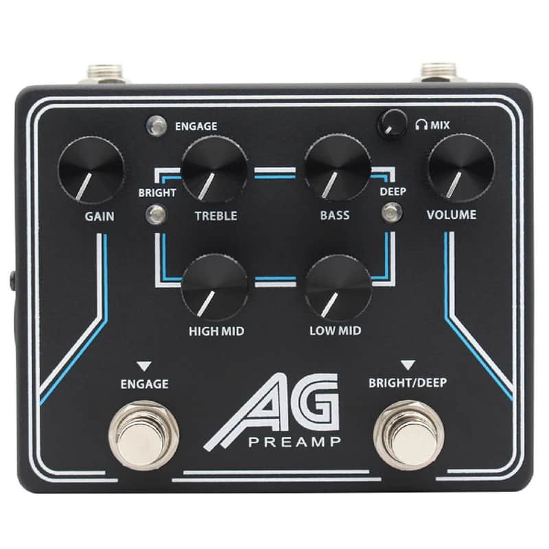 Immagine Demonfx AG BASS Preamp Effect Pedal Free US Ship - 1