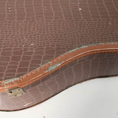 1950's/1960's Gibson LG-Style 'Alligator' Case Brown image 16