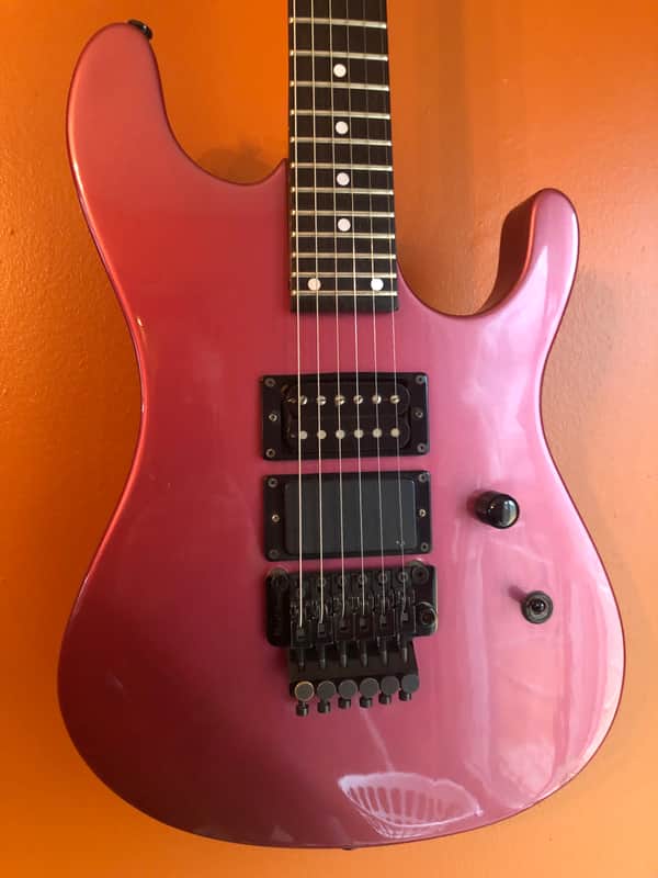 Kramer Nightswan 1988 Metallic Muted Pink image 1