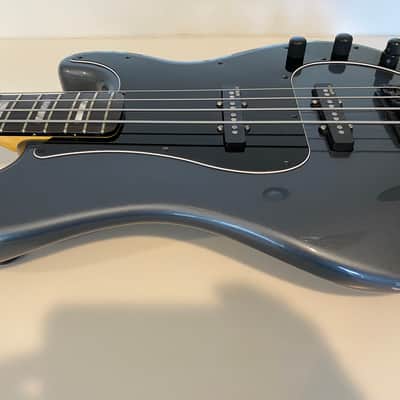 Warmoth P Body with JJ Pickups 2021 Charcoal Frost Metallic image 9