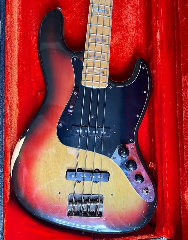 Fender Jazz Bass  1975 Fender Jazz Bass 1975 - Sunburst image 1