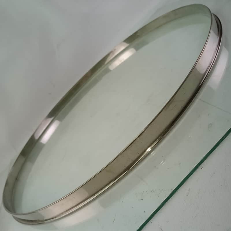Slingerland 18" Single-Flange Floor Tom Radio King Batter Rim/Hoop Nickel-Brass image 1