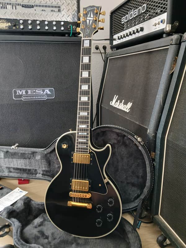 Gibson Les Paul Custom Black 2002 | Reverb