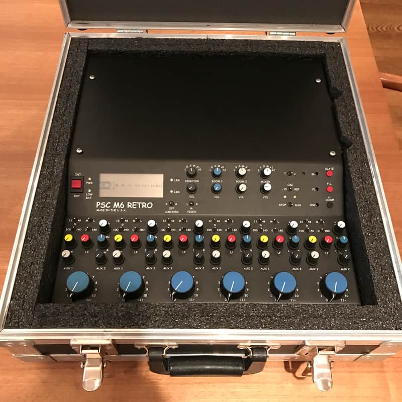 PSC Professional Sound Corporation M6 Retro Field Mixer Blue/Black image 1