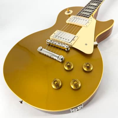 2015 Gibson Custom Shop True Historic Les Paul 1957 Reissue - R7 - Vintage Antique Gold image 2