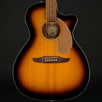 Fender Newporter Player, Walnut Fingerboard, Gold Pickguard in Sunburst image 1