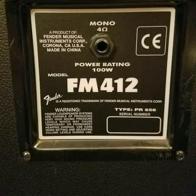 Fender FM100H 4x12 Half Stack image 9