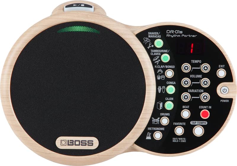 New Boss DR-01S Rhythm Partner Drum Machine, Support Brick & Mortar Music Shops, We Ship Fast & Free image 1