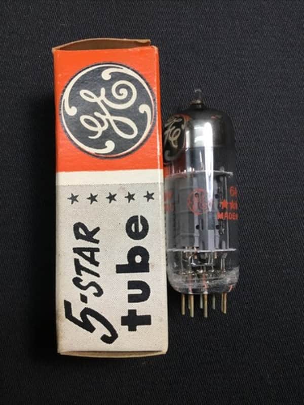 NOS GE 6463 VINTAGE Audio Amplifier VACUUM TUBE Tested Strong USA 4.3385-D image 1