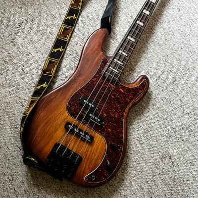 Custom PJ Precision / Jazz Bass in Satin Vintage Burst image 1