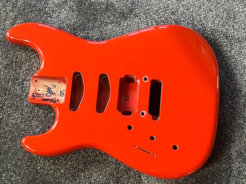 lefty G&L Fullerton Legacy guitar body USA Fullerton Red HSS image 1