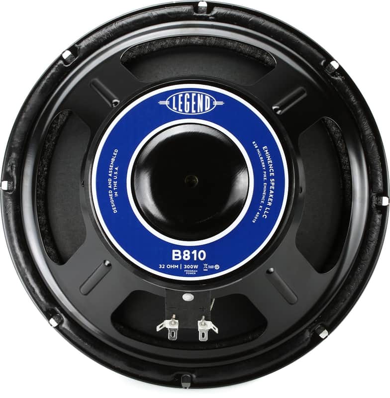 Eminence Legend B810 10-inch 150-watt Replacement Bass Amp Speaker - 32 ohm image 1