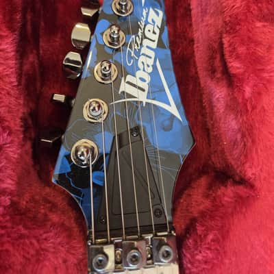 Ibanez Jem Jem77P in blue floral pattern image 7