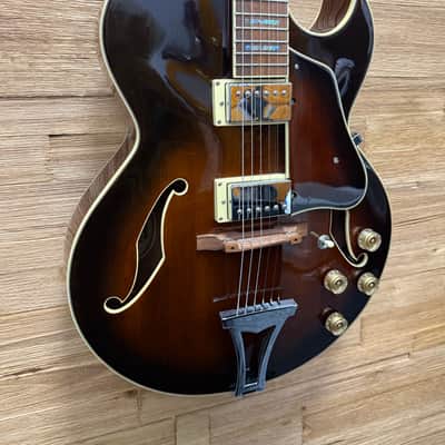 Ibanez AK85-DVS Artcore Hollow Body Guitar 2004 - Dark Violin Sunburst 6lbs 12oz w/non orig hard case image 3